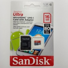 Карта памяти SanDisk microSDHC Class 10 16GB 