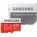 MicroSDXC 64Gb 10class Samsung EVO Plus 